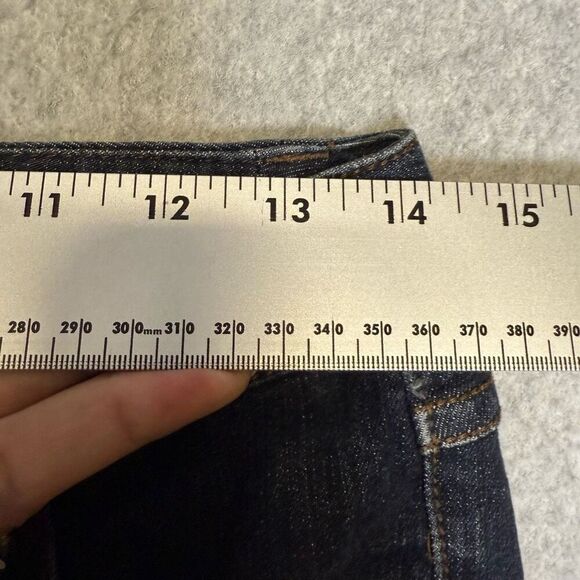 INC Concepts Women's Size 4 Regular Fit Flare Wide Leg Blue Denim Jeans - Picture 4 of 10